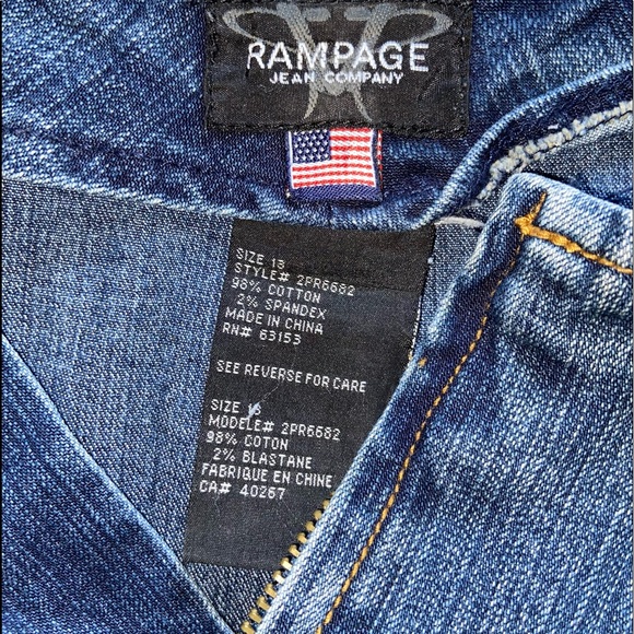 RAMPAGE JEAN SKIRT - Picture 5 of 8